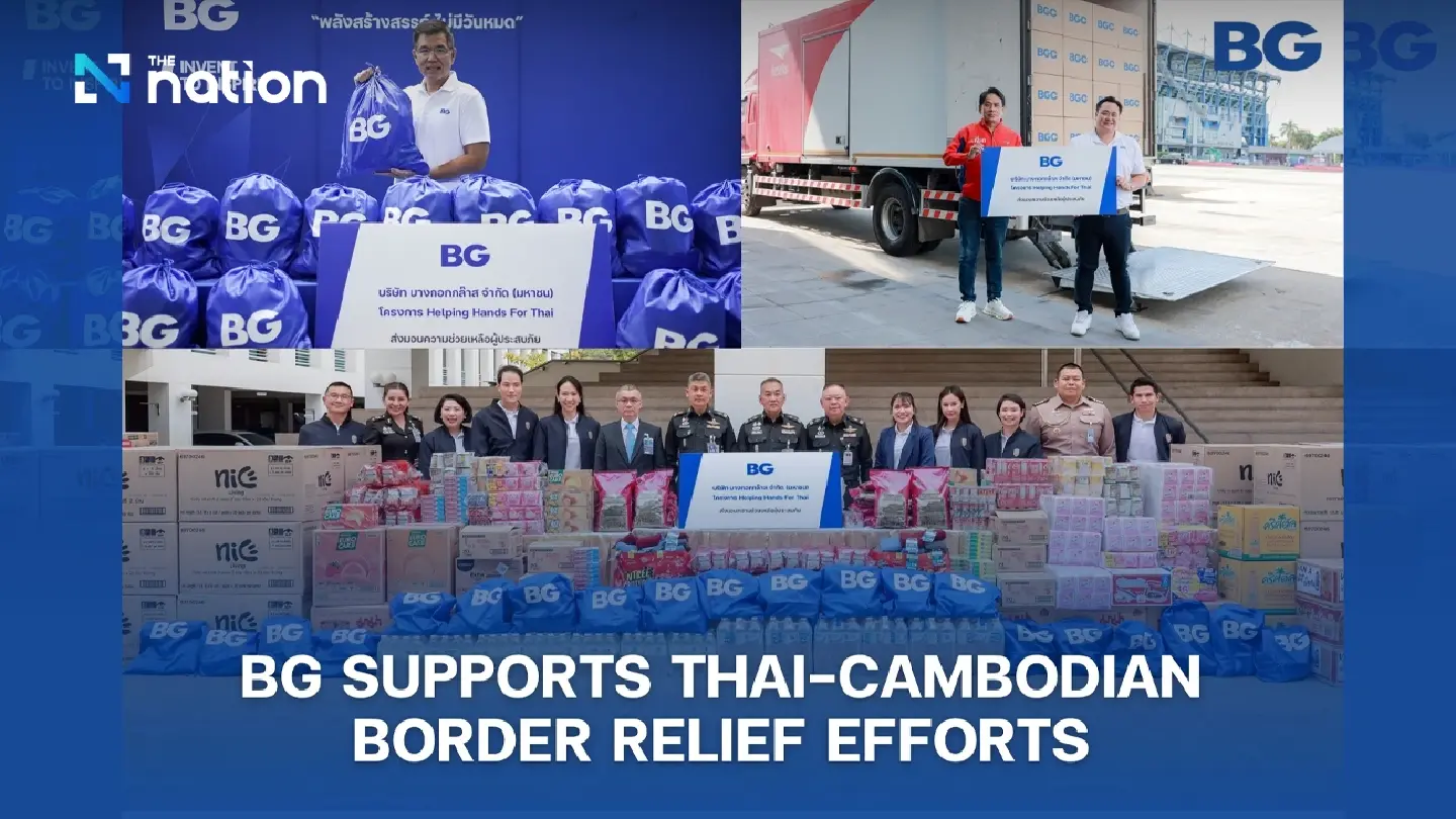 BG supports Thai–Cambodian border relief efforts under the mission “Providing Value for Sustainable Society”