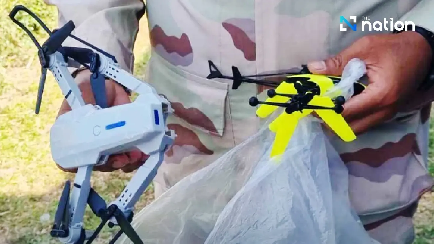 Two unidentified drones seized in Buri Ram amid spy concerns Two unidentified drones seized in Buri Ram amid spy concerns
