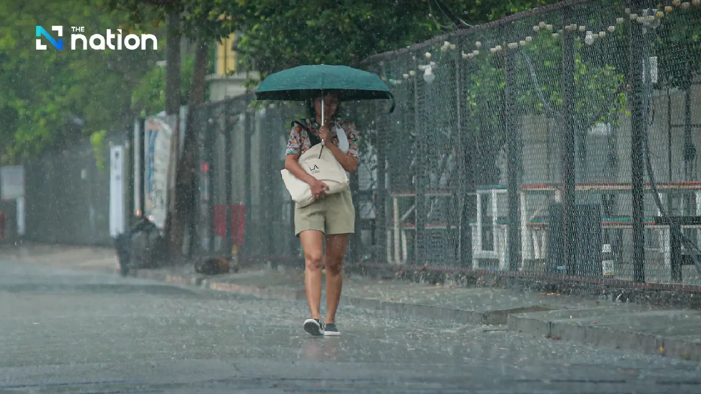 Scattered rain expected in upper Thailand as weak monsoon persists, caution urged at sea