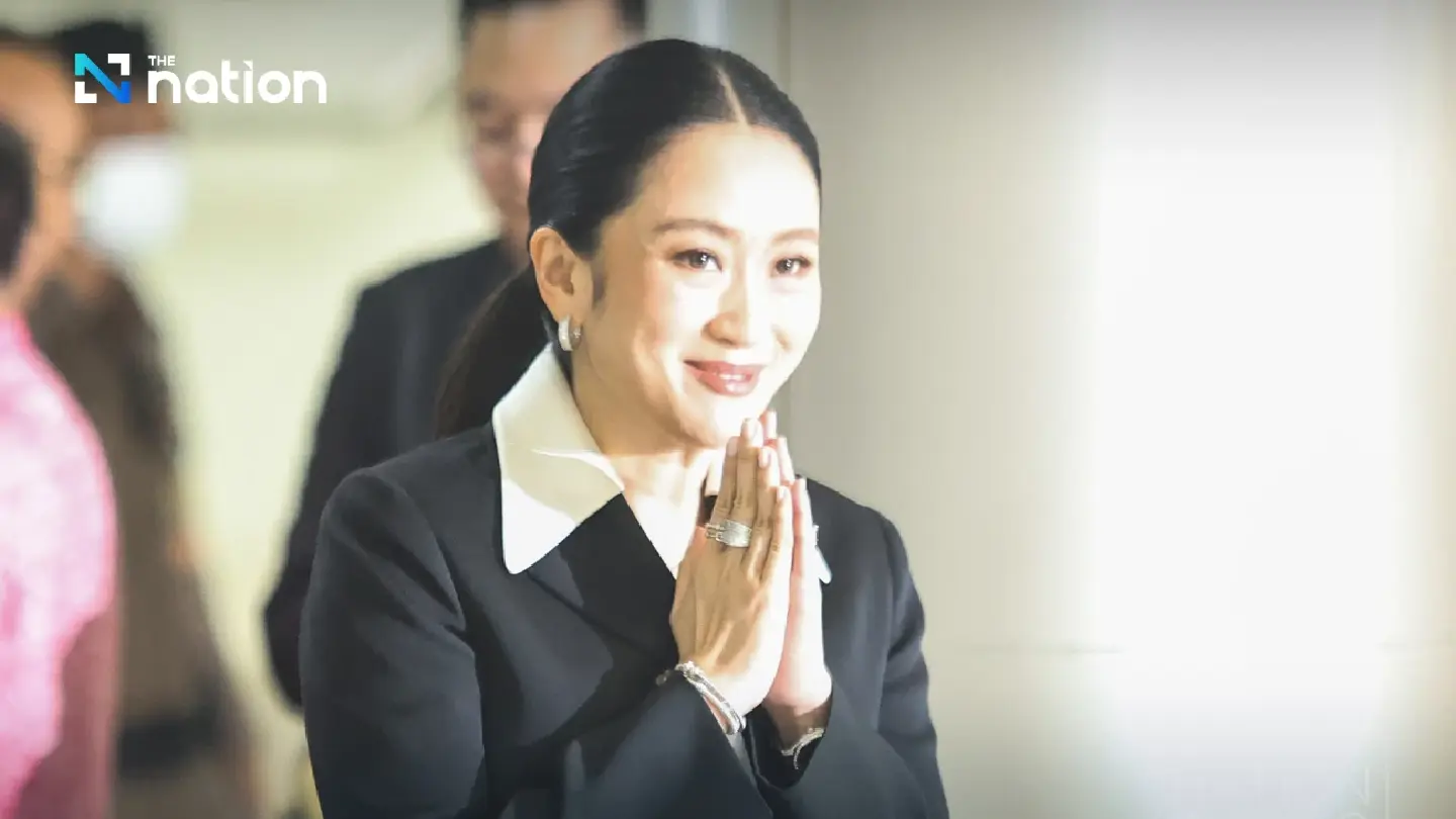 Paetongtarn smiles as Constitutional Court hears Hun Sen audio case