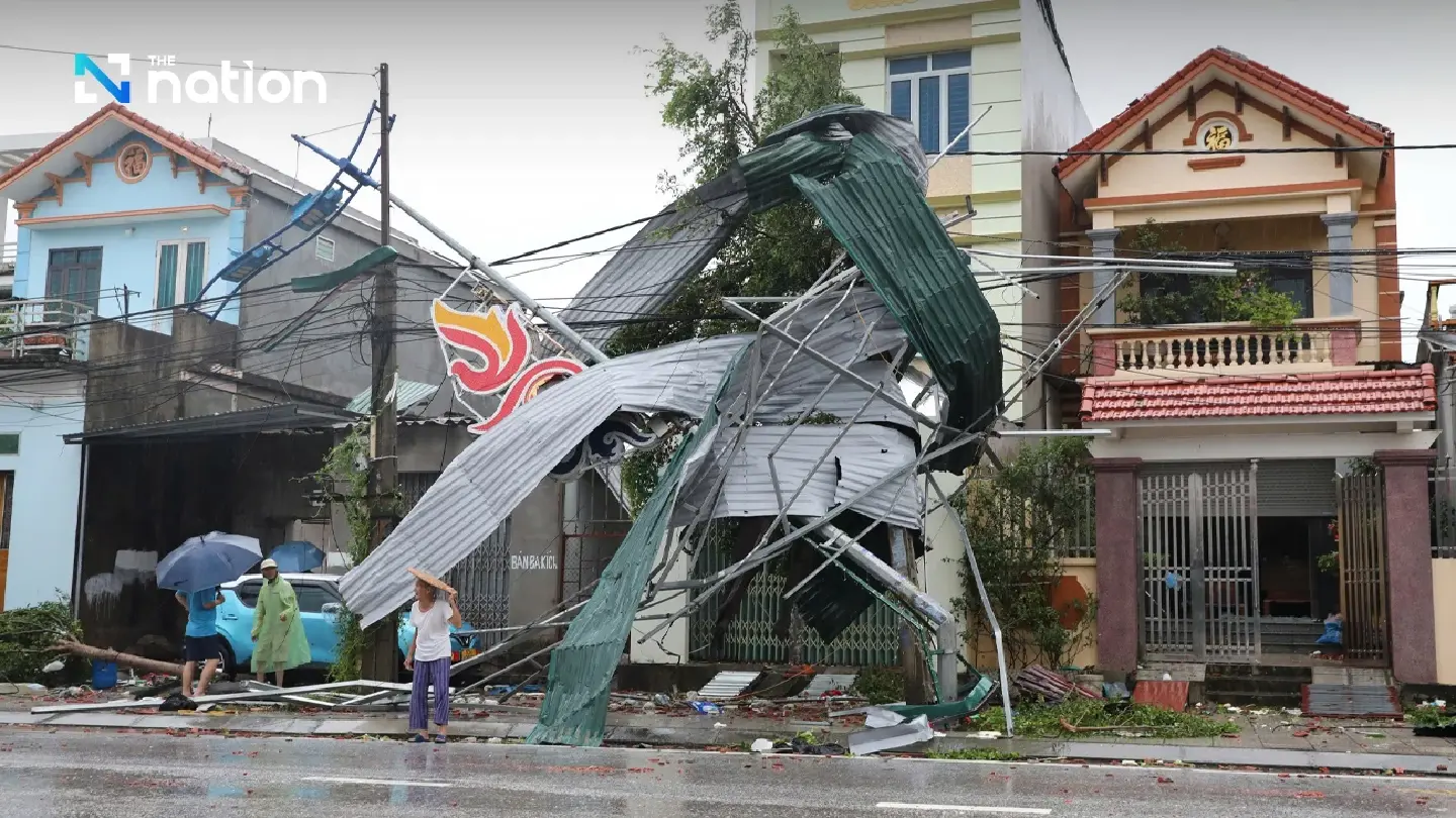 Kajiki downgraded to tropical depression as rains drench Vietnam