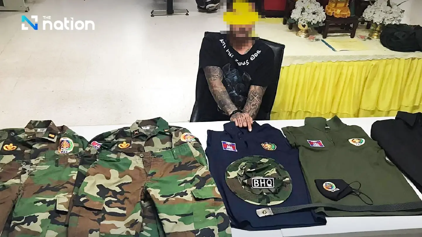 Thai police detain Cambodian BHQ soldier in Buri Ram province Thai police detain Cambodian BHQ soldier in Buri Ram province