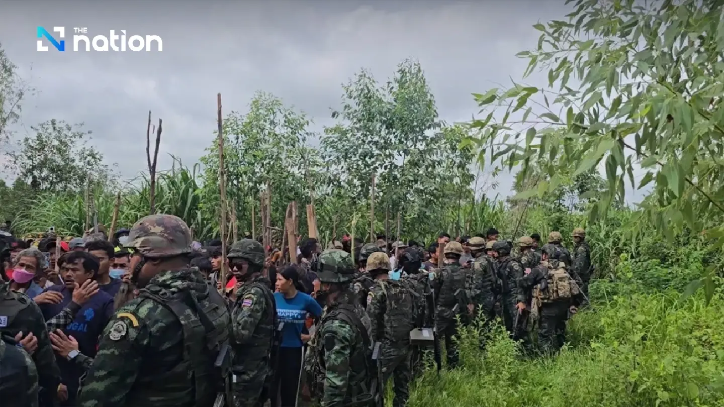Summary of Cambodian protest at Ban Nong Chan area in Sa Kaeo