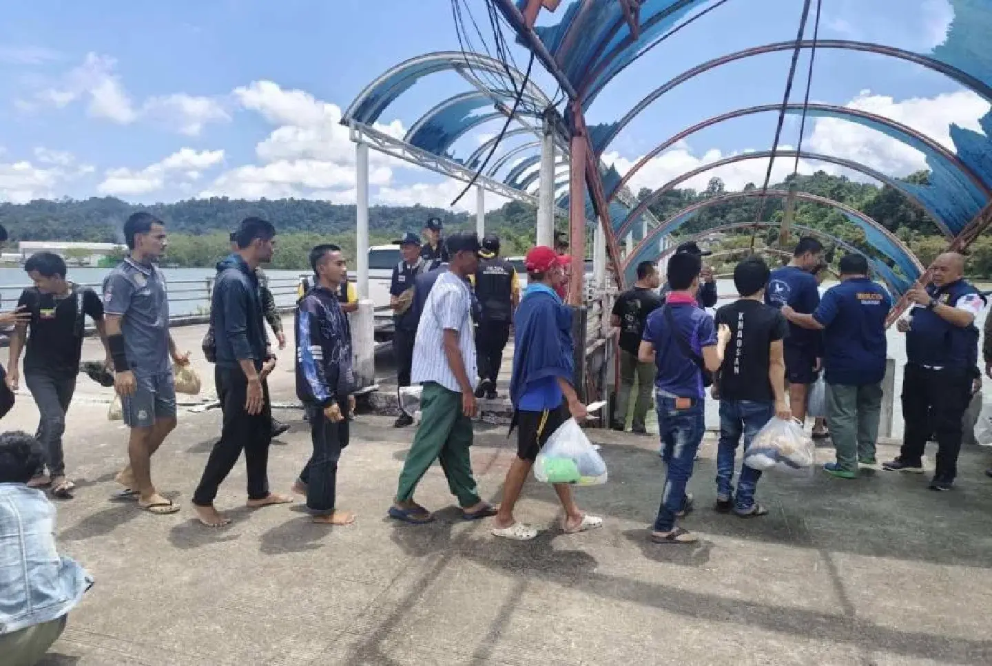 144 Myanmar nationals sentenced in Thailand repatriated to Kawthoung