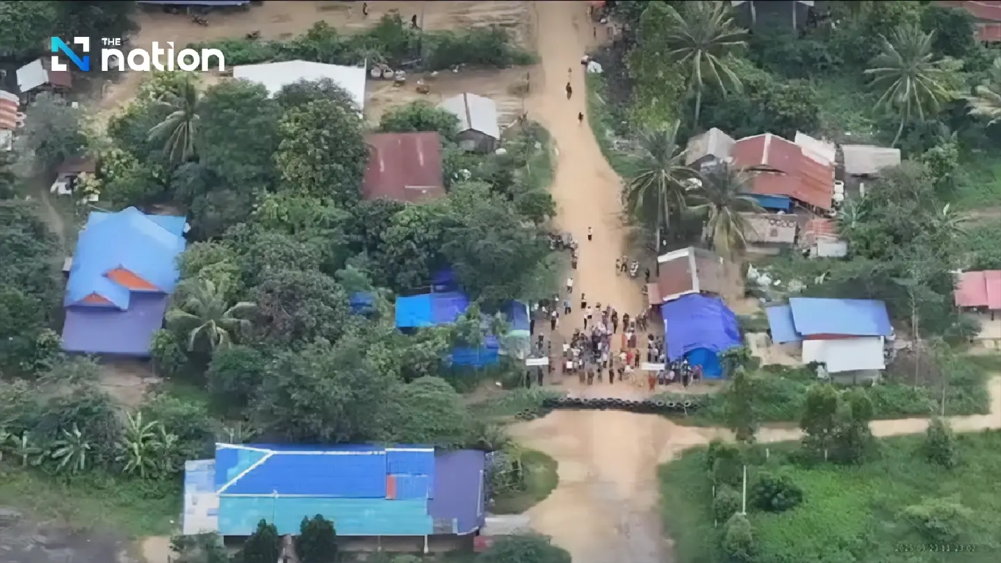 Sa Kaeo border situation intensifies as Cambodians approach the border