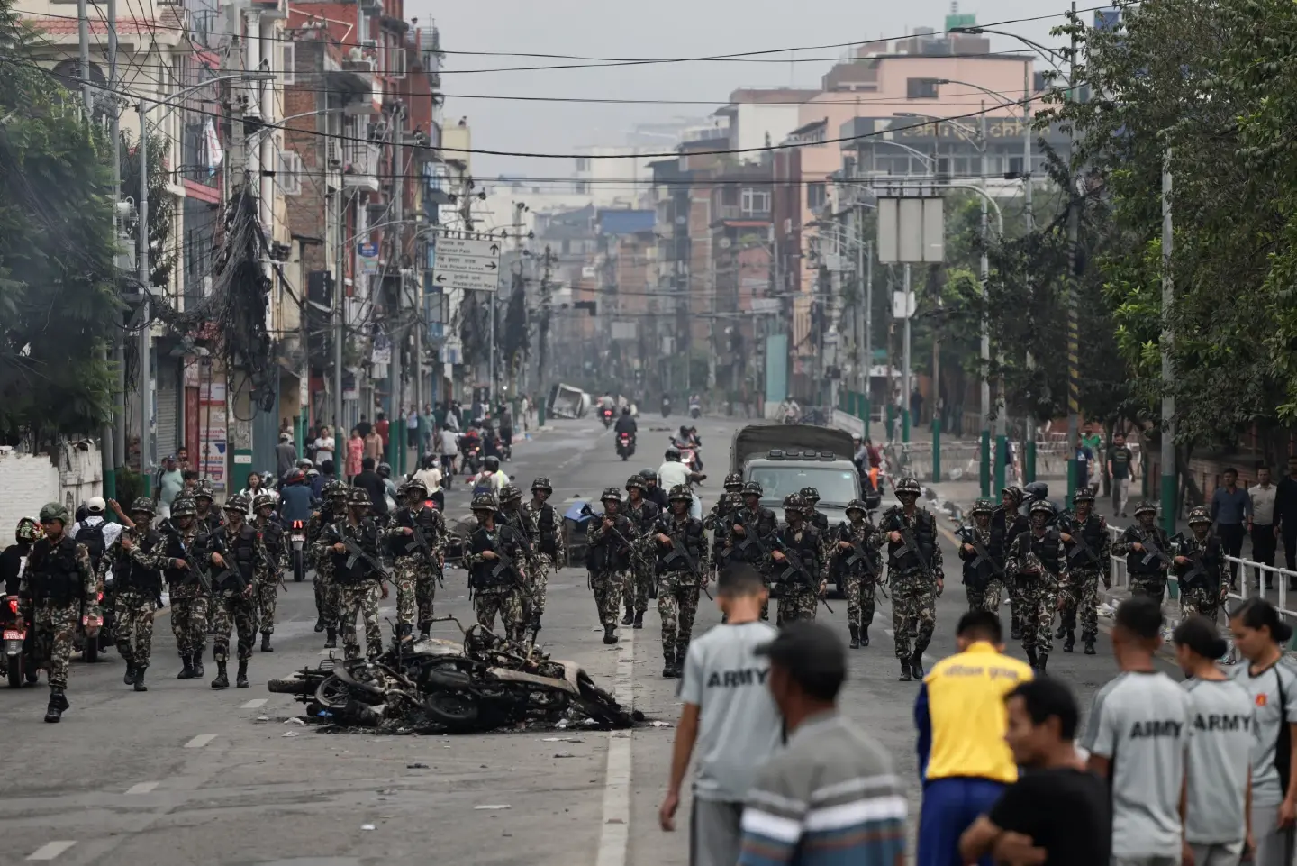Nepalese army moves to restore order after protest Nepalese army moves to restore order after protest