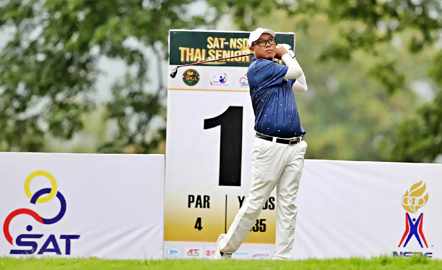 Chaowalit Phalaphon delivered a thrilling final day victory to win the Thai Senior Tour at Alpine Golf Resort. Chaowalit Phalaphon delivered a thrilling final day victory to win the Thai Senior Tour at Alpine Golf Resort.