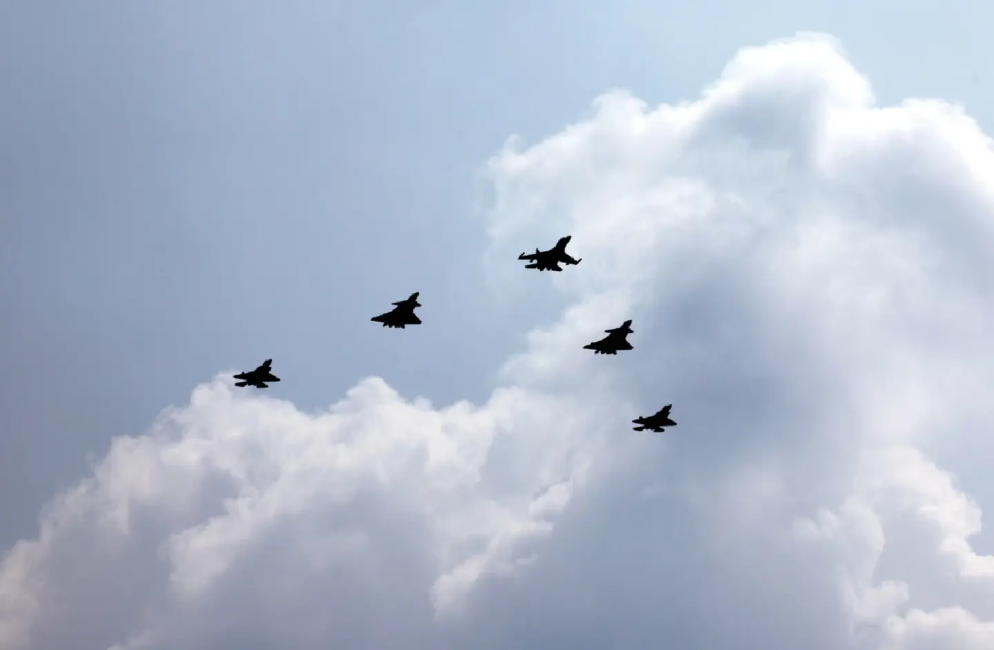All types of fifth-generation combat planes displayed at V-Day parade All types of fifth-generation combat planes displayed at V-Day parade