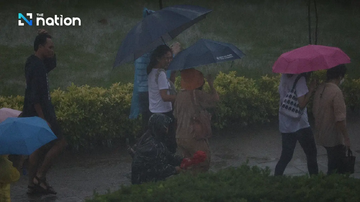 Monsoon intensifies, heavy rain expected across Thailand until early October