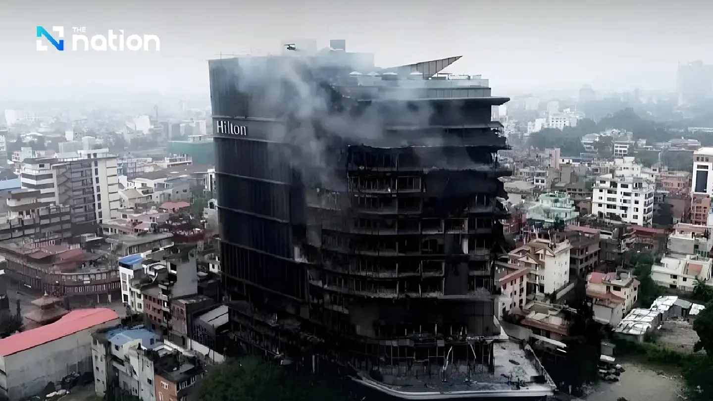 Hilton Kathmandu burned down in protests, symbolising Nepal’s fractured hopes