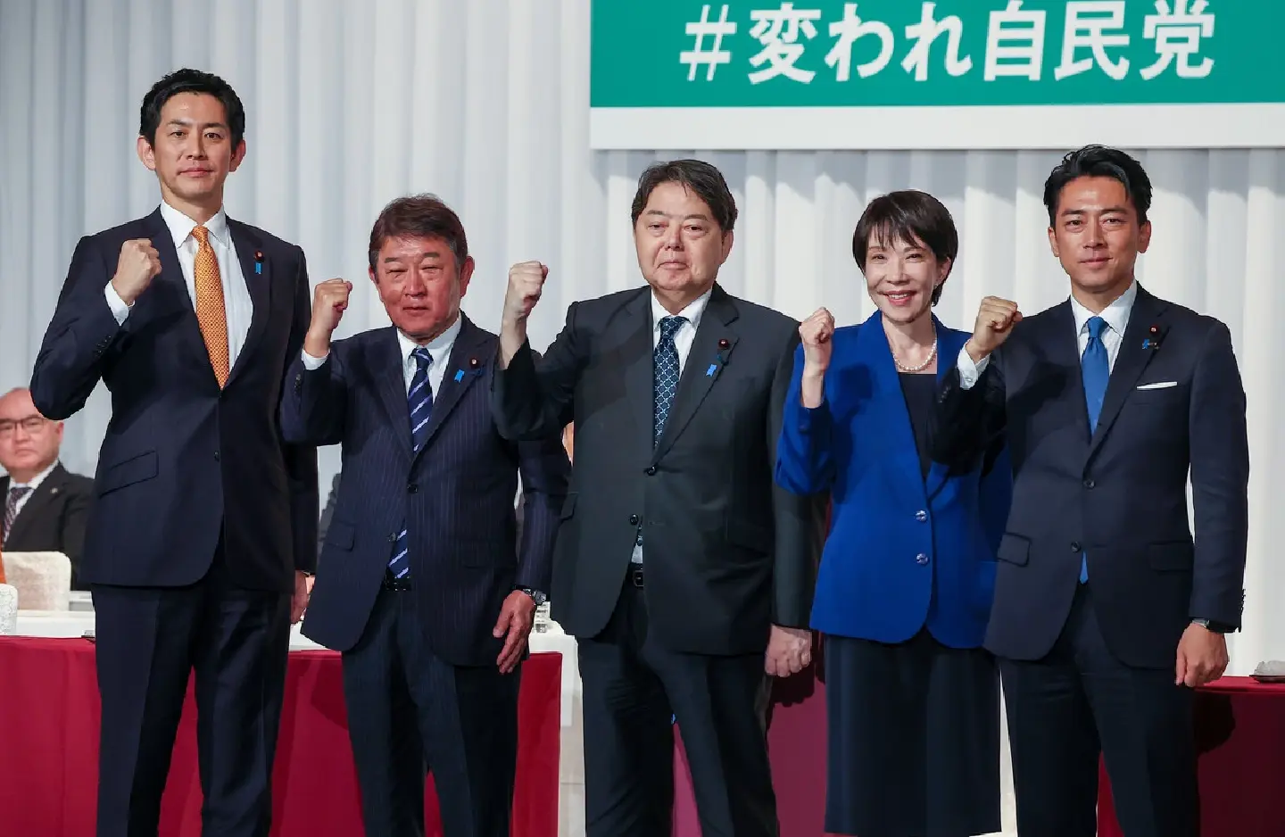 LDP leadership race kicks off with 5 candidates