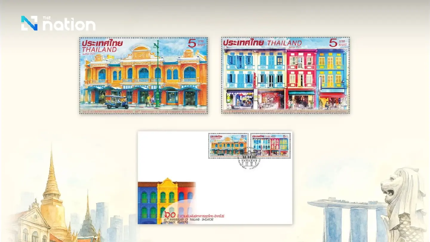 Thailand Post Launches Stamps to Mark 60 Years of Diplomatic Ties with Singapore