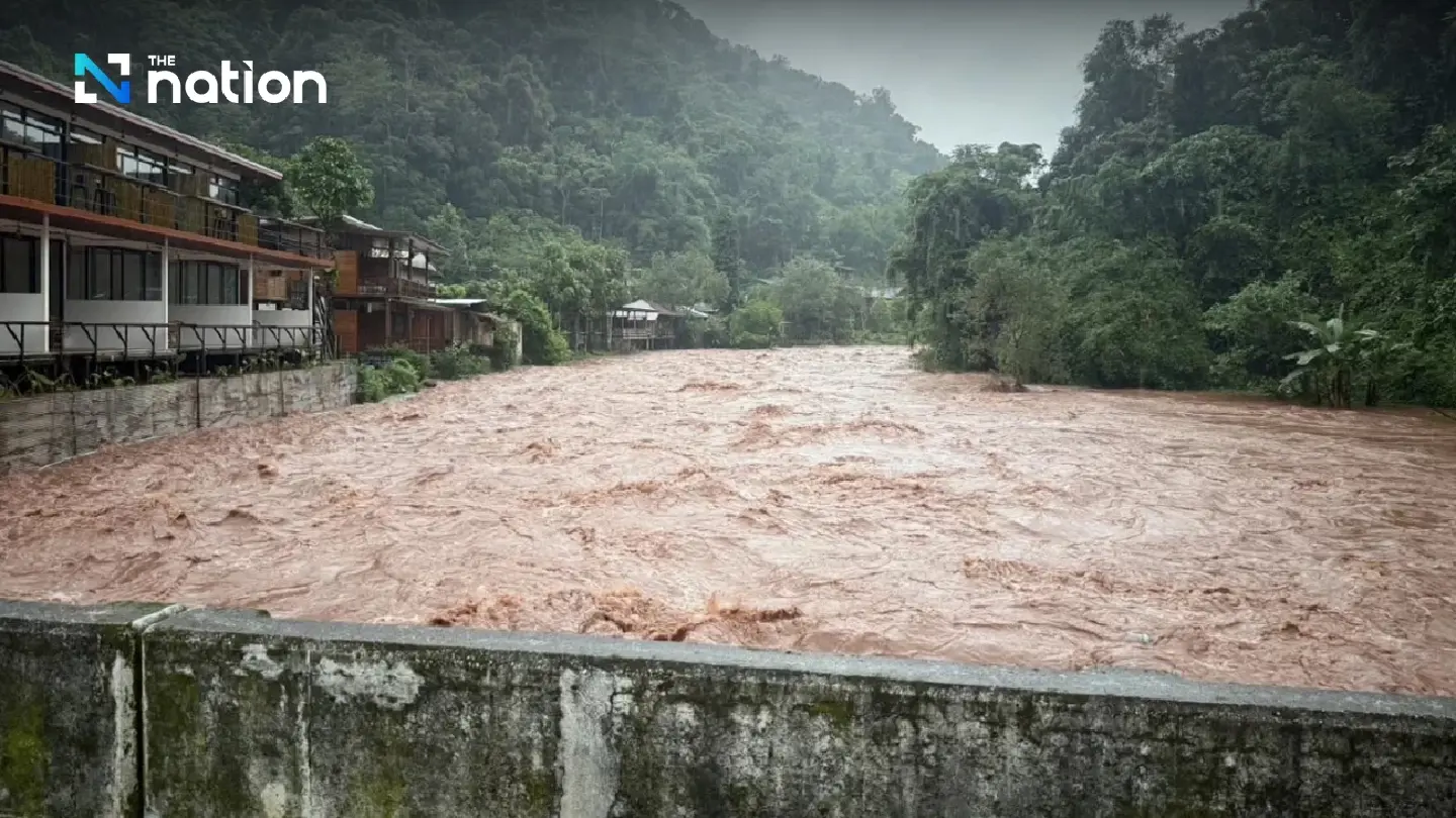 DDPM warns Uttaradit residents of river overflowing