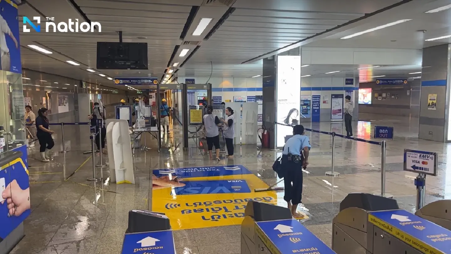 MRTA explains flooding at MRT Cultural Centre station caused by construction link