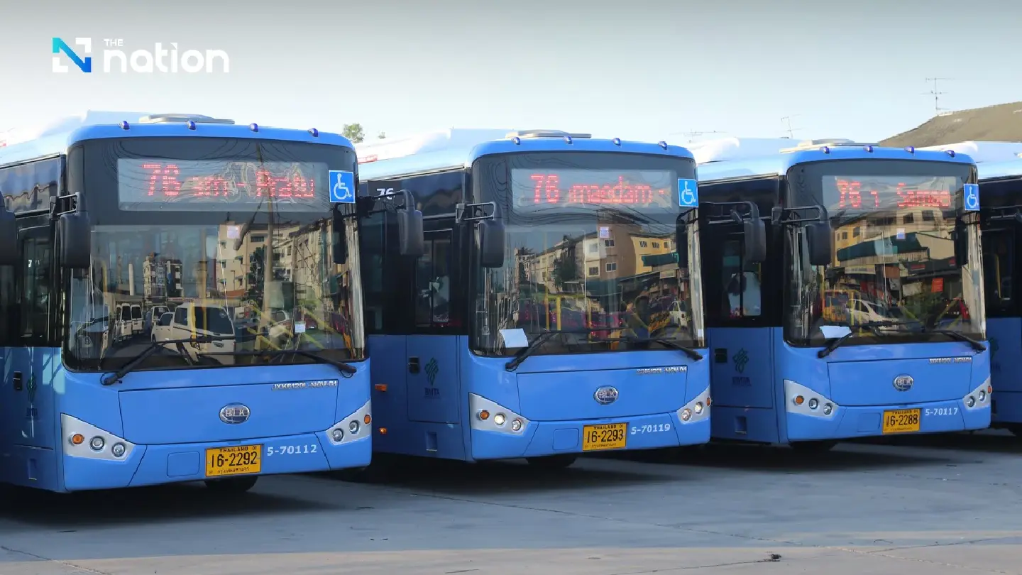 Transport Ministry to replace buses with electric air-conditioned fleet at 8 baht fare Transport Ministry to replace buses with electric air-conditioned fleet at 8 baht fare