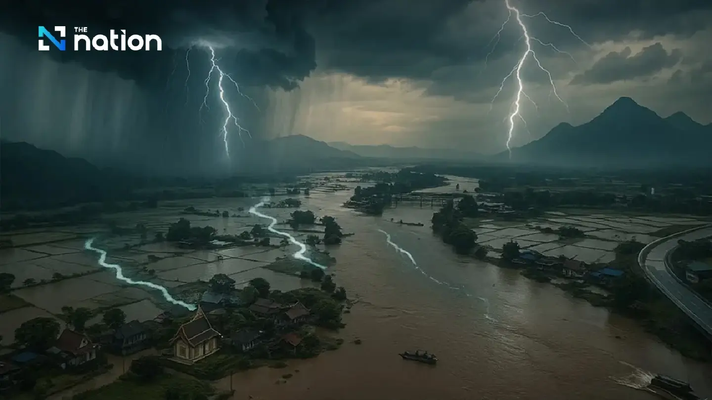 Storm Nongfa causes widespread flooding in Thailand's major river basins