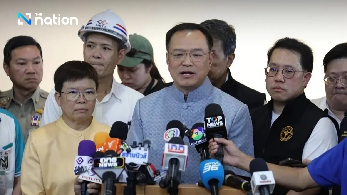 Anutin Orders Investigation into Bangkok Road Collapse