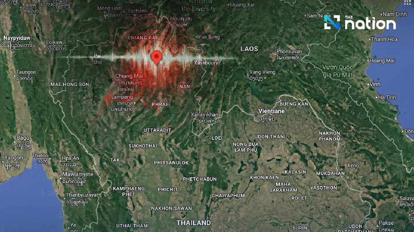 1.6 magnitude earthquake shakes Phayao, no damage reported