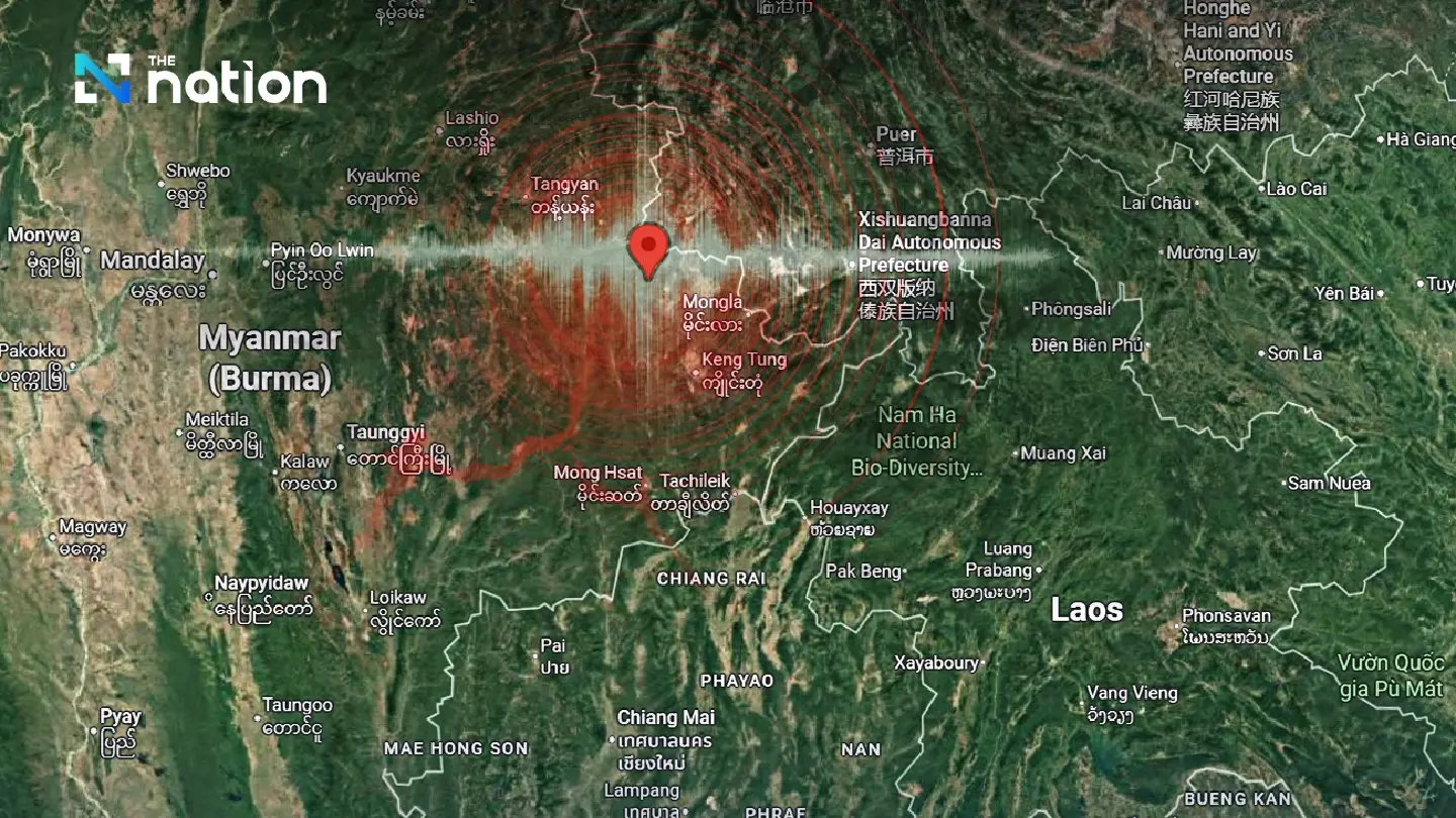 Myanmar earthquake of magnitude 3.2 strikes near Thai border