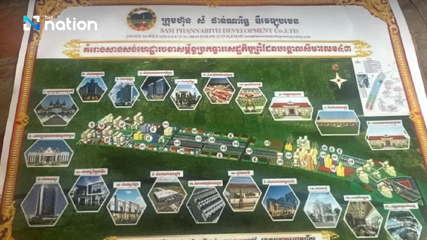 New city plan exposes Ban Nong Chan land grab at Thai-Cambodian border