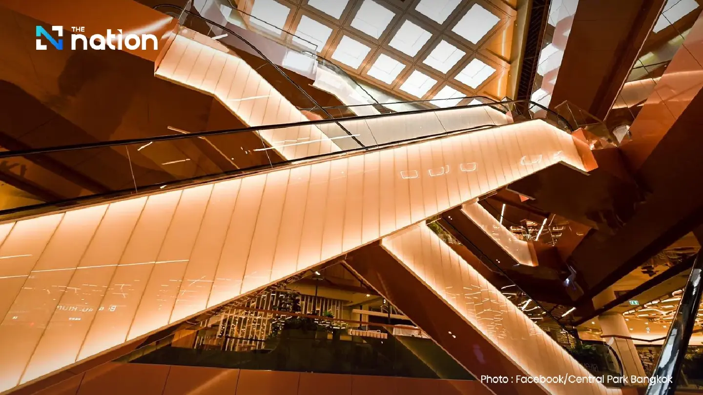 Escalators become viral attraction at Central Park Bangkok Escalators become viral attraction at Central Park Bangkok