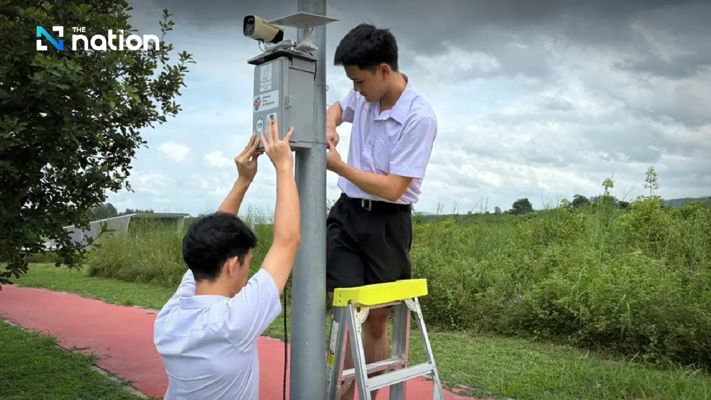 Rayong students develop AI system to protect communities from wild elephant incursions