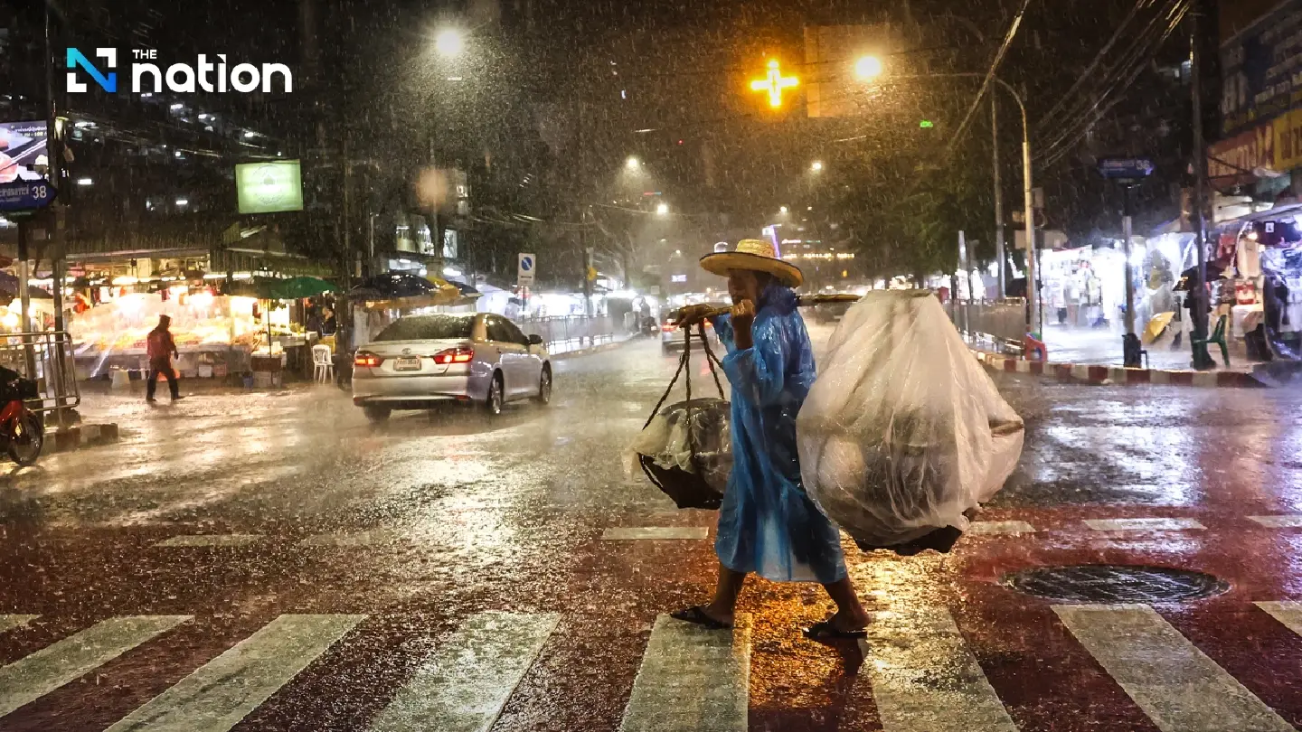 Monsoon triggers heavy rain and flash flood warnings across Thailand