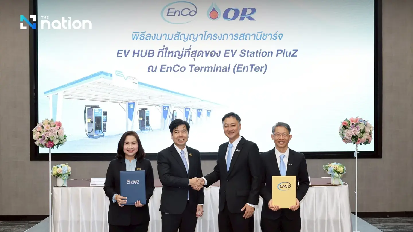 EnCo and OR Sign Agreement to Establish the Largest EV HUB of EV Station PluZ at EnCo Terminal, Strengthening Thailand’s Electric Vehicle Infrastructure