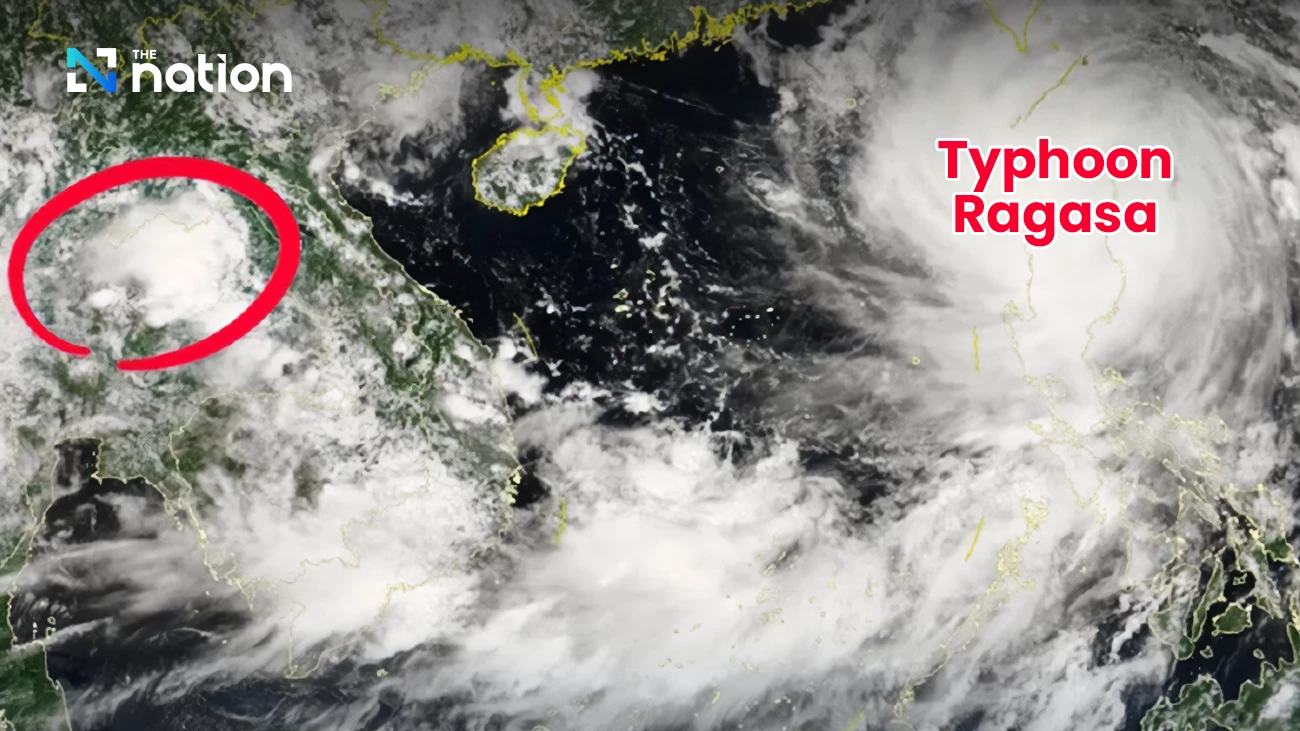 Thai Met Department warns of heavy rain as typhoon Ragasa nears Vietnam