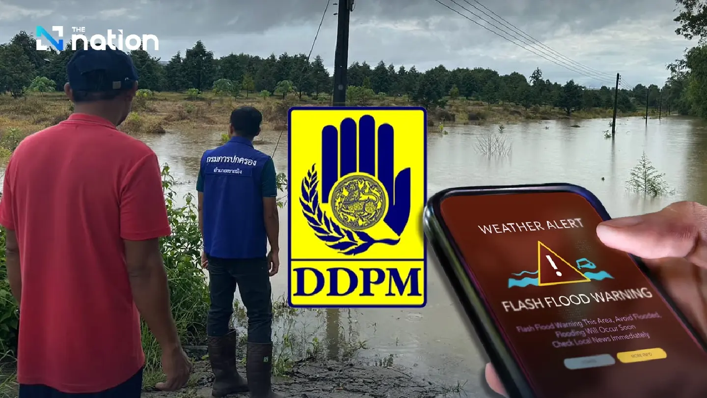 DDPM issues flood warning to residents of Khao Saming district, Trat