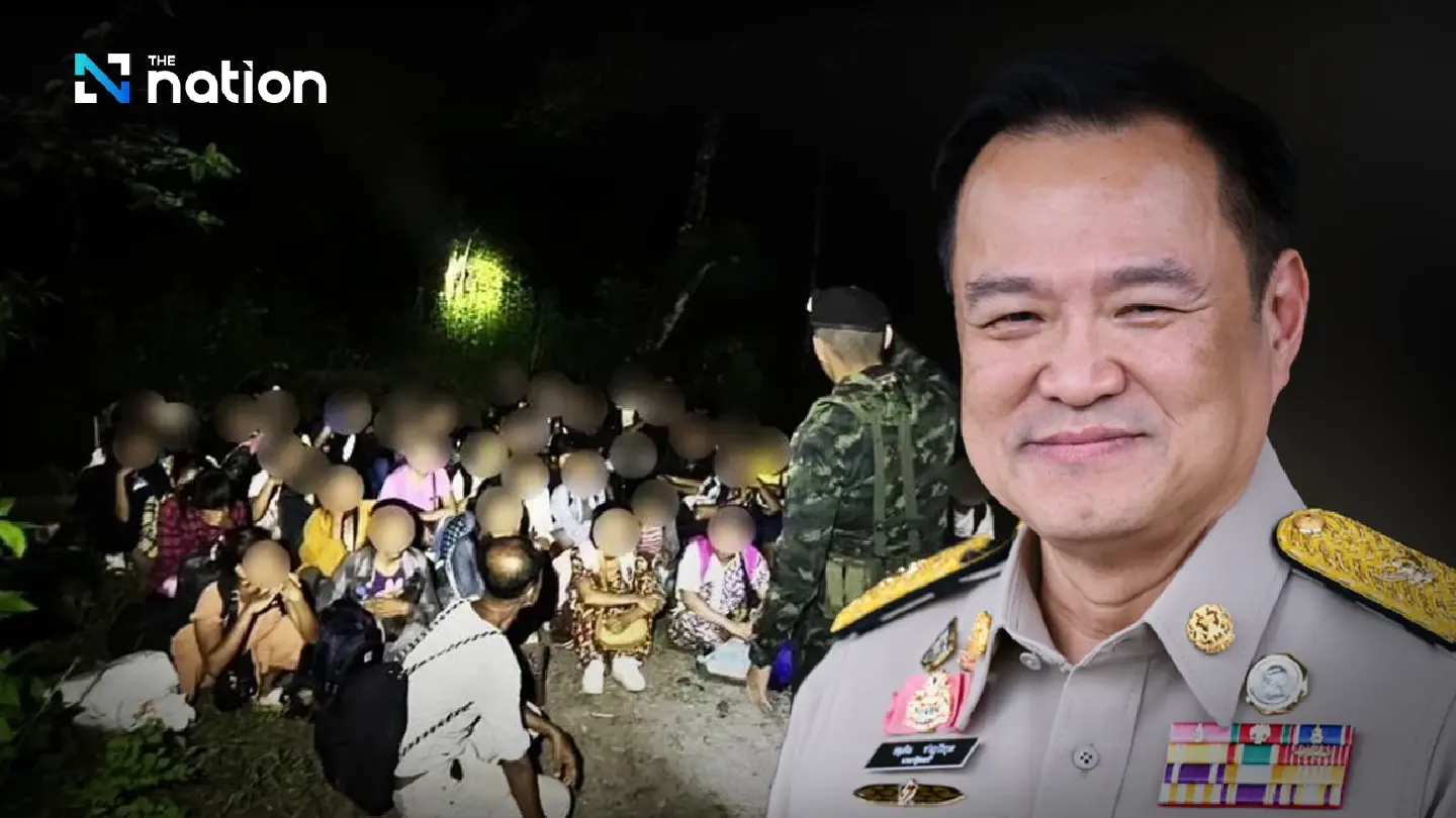 Anutin marks first day of allowing Myanmar refugees to work with message to Cambodia