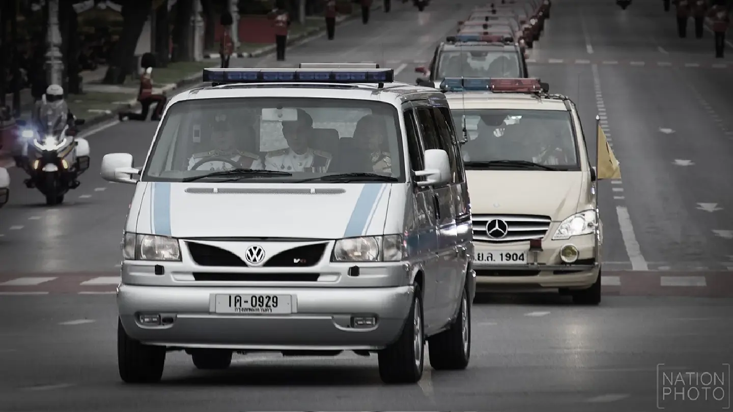 Royal Procession: Queen Mother’s Remains Carried in King Rama IX’s 'James Bond' Vehicle