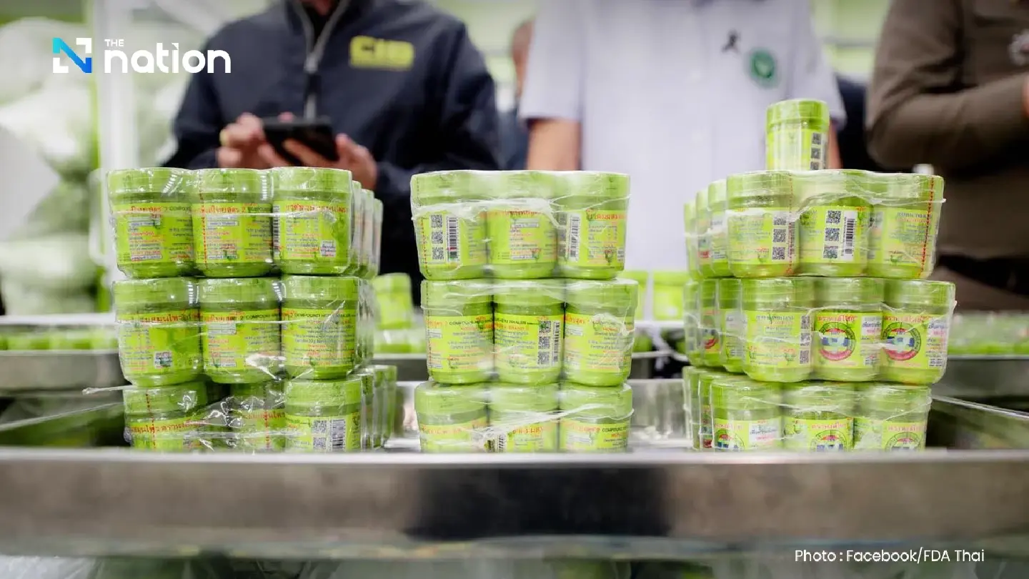 FDA seizes 2 million herbal inhalers worth over 120 million baht from illegal factories