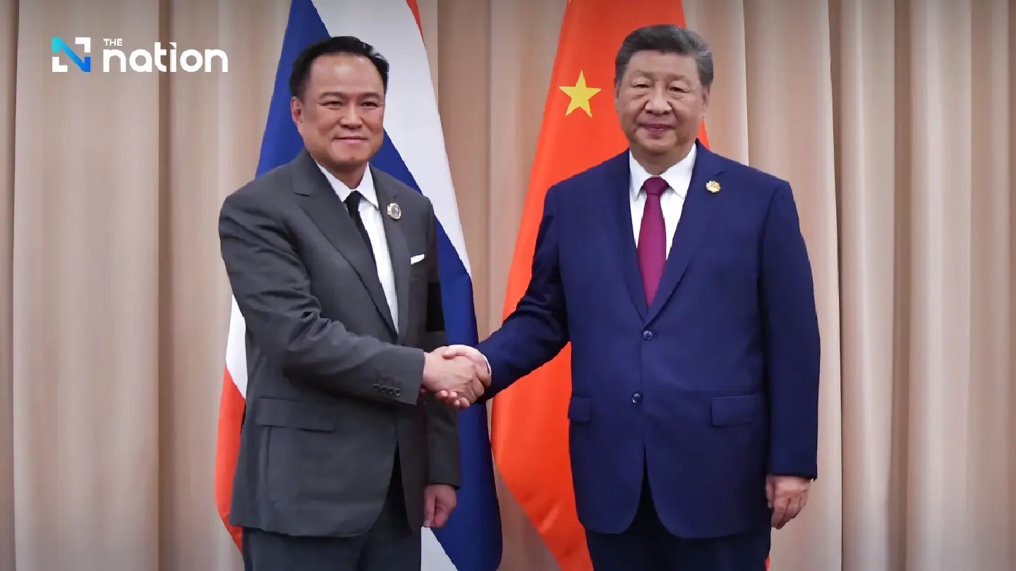 Anutin Reaffirms 'No Casino' Policy in Key Talks with China's Xi