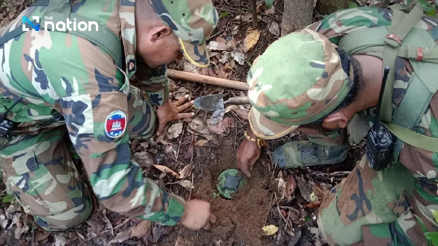 Cambodia asks Thailand to suspend mine clearance at border villages