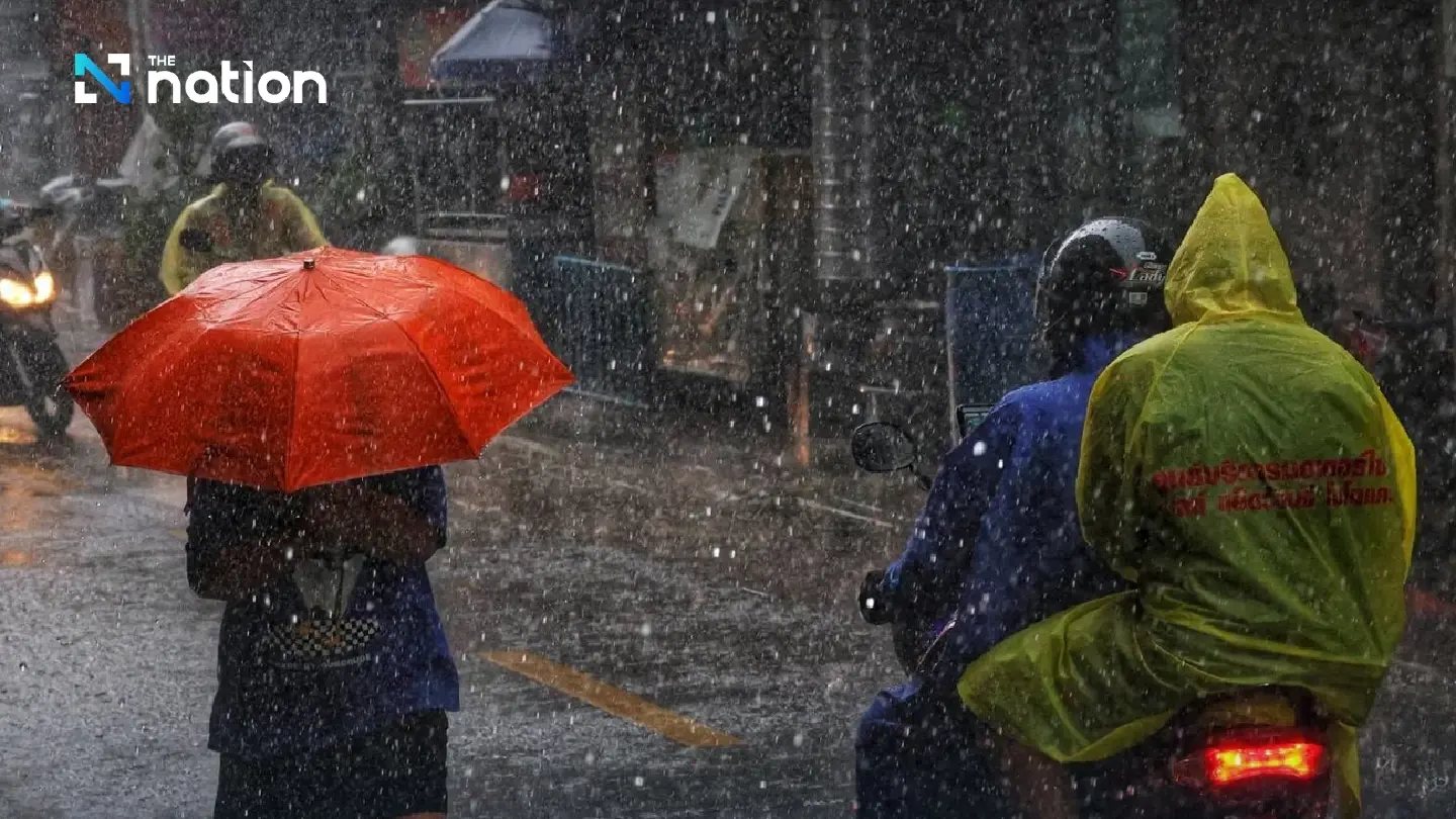 TMD warns of heavy rain across Thailand as low-pressure system strengthens over Gulf