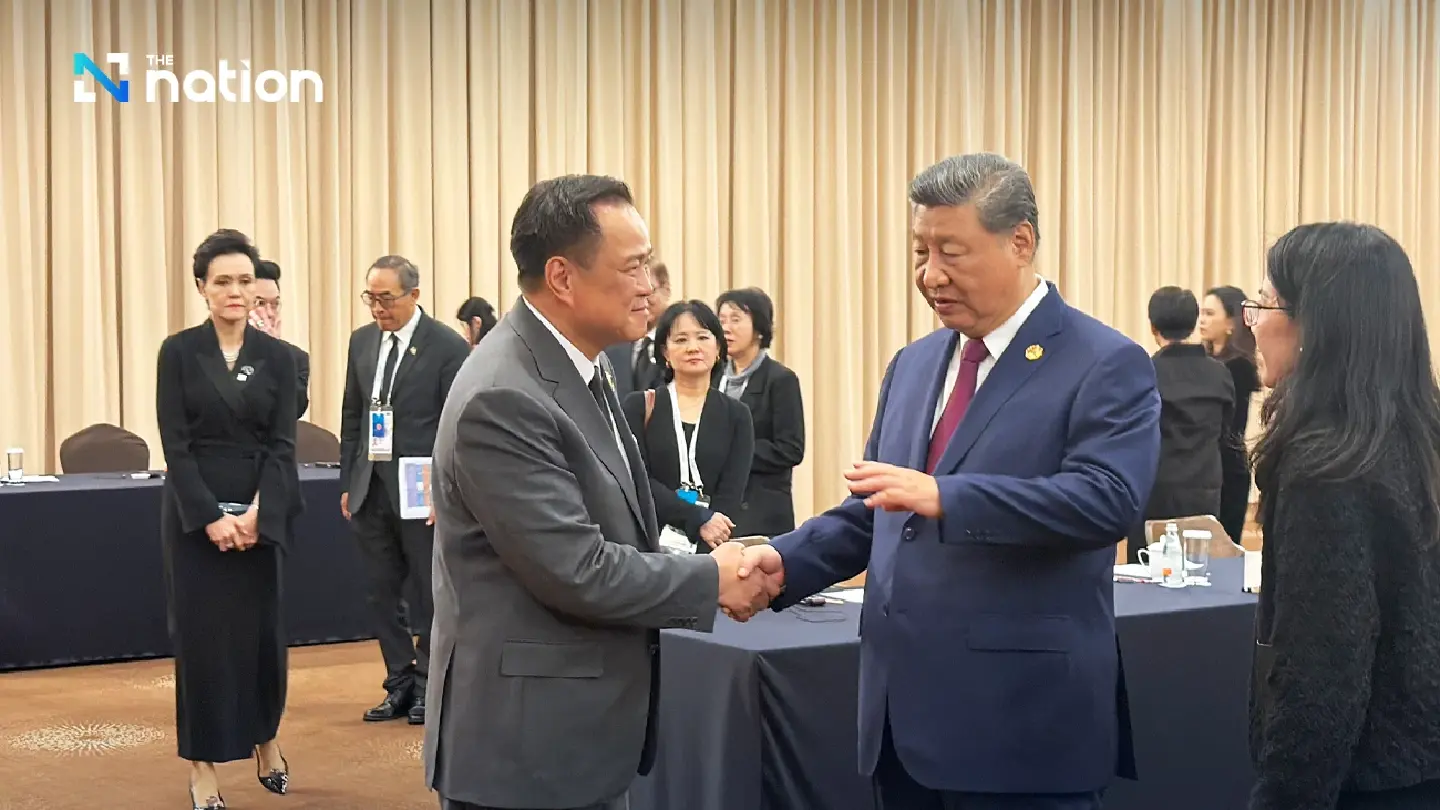 Anutin reminds Xi to buy 500,000 tonnes of Thai rice during APEC meeting