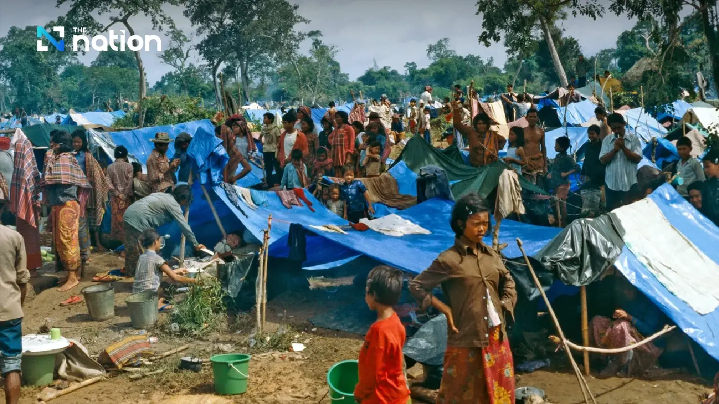 RTA releases photos of Cambodian refugee camp to remind Cambodia of Thailand’s aid