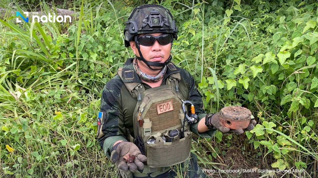 Thai army uncovers 3 landmines in Sa Kaeo, pledges ongoing clearance