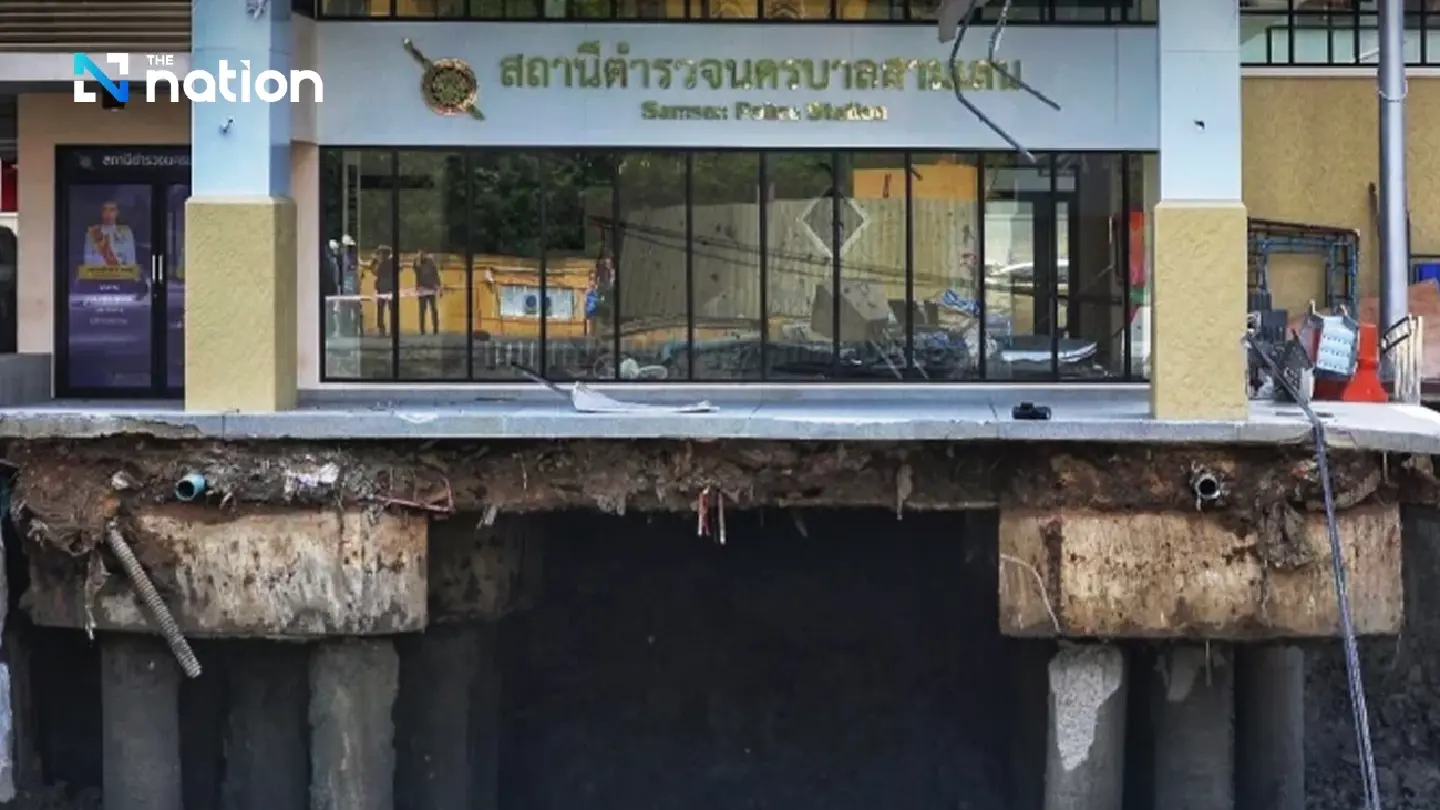 PM orders demolition of Samsen Police Station after sinkhole damages foundation piles