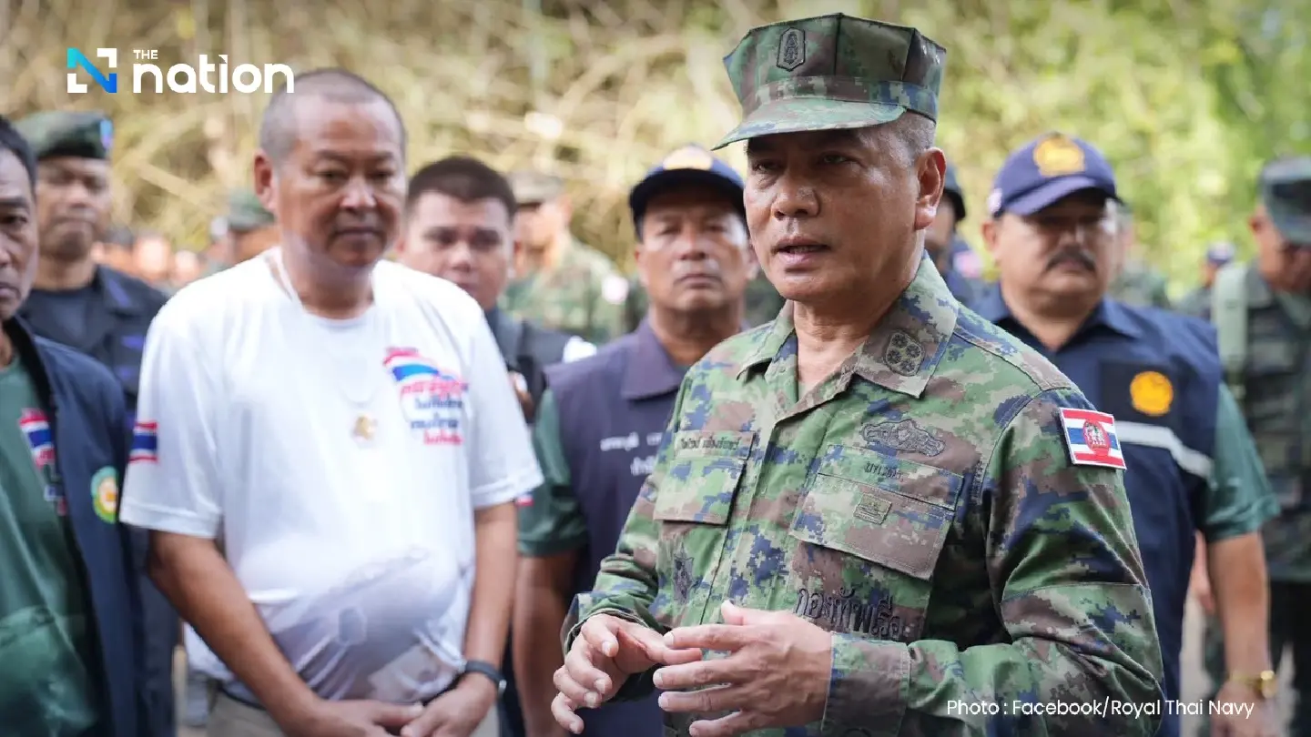 Navy chief visits Chanthaburi, Trat to prepare for border fence construction