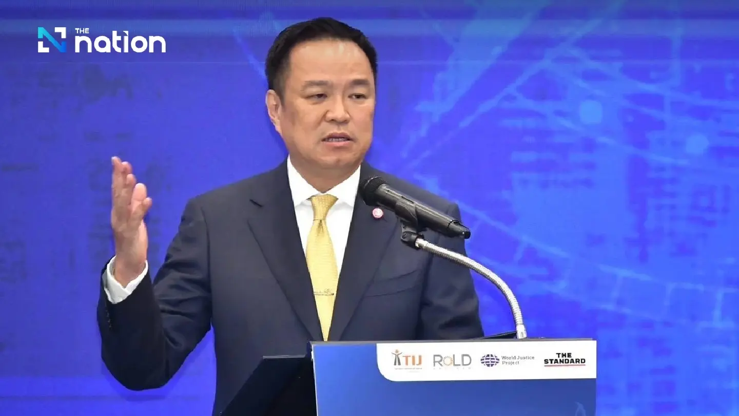 Anutin highlights weaknesses in Thailand’s political and legal systems, calls for strengthened rule of law