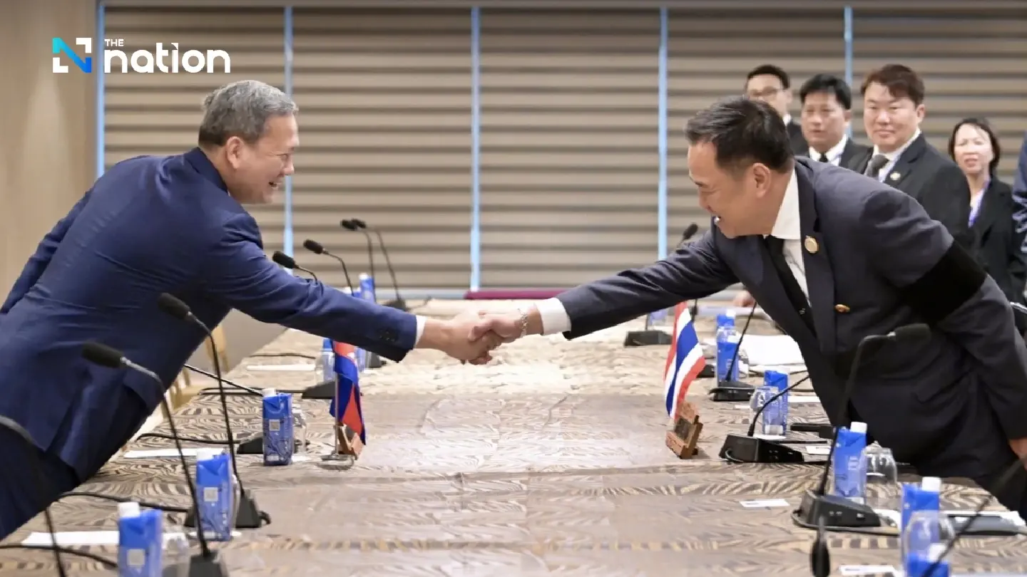 Anutin, Hun Manet meet to push Thai–Cambodian joint declaration into action