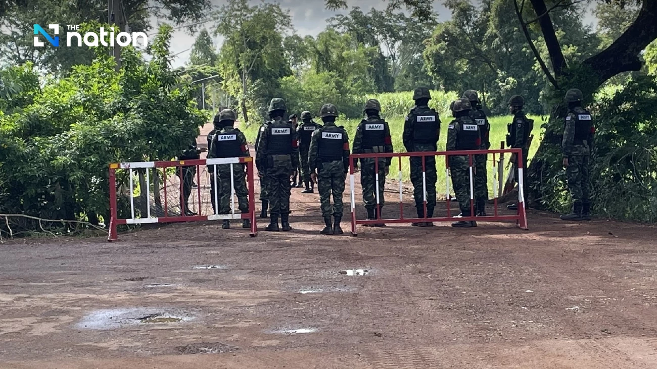 Thai Air Force Chief warns of readiness as Cambodian troops and civilians gather along Prey Chan border