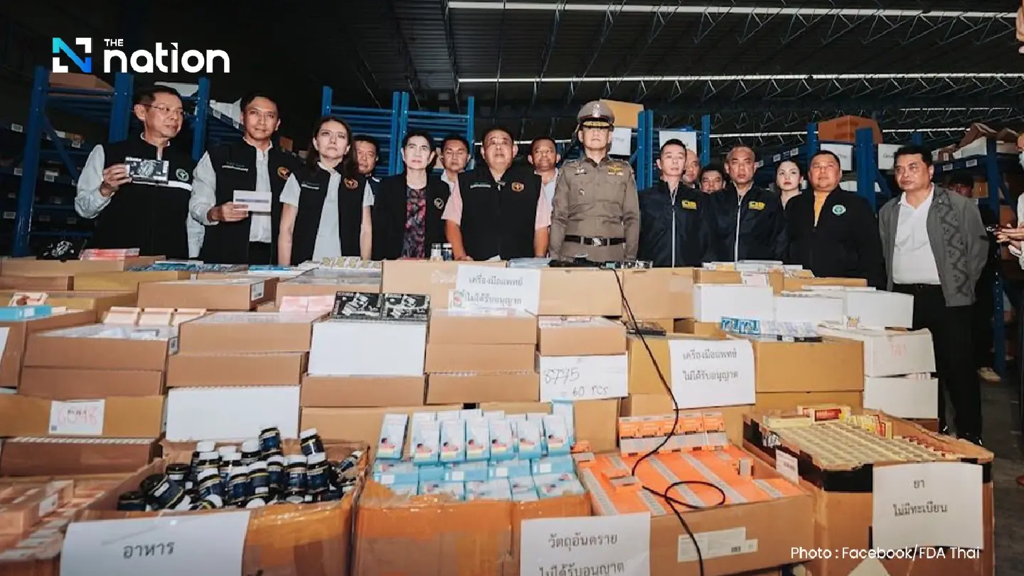 Police and FDA seize over 320,000 illegal contact lenses in Samut Prakan raid
