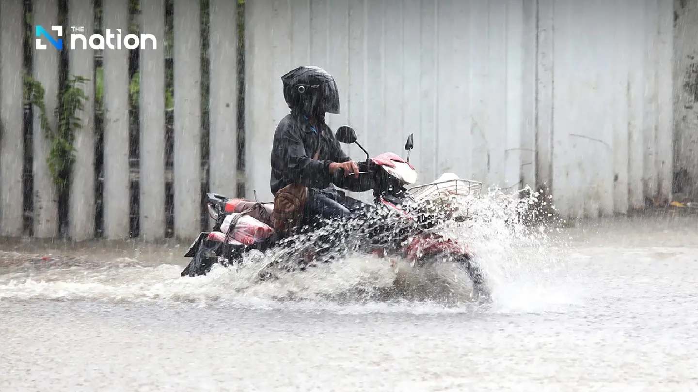 TMD warns of heavy rain in 58 provinces, Bangkok faces 70% chance of downpours