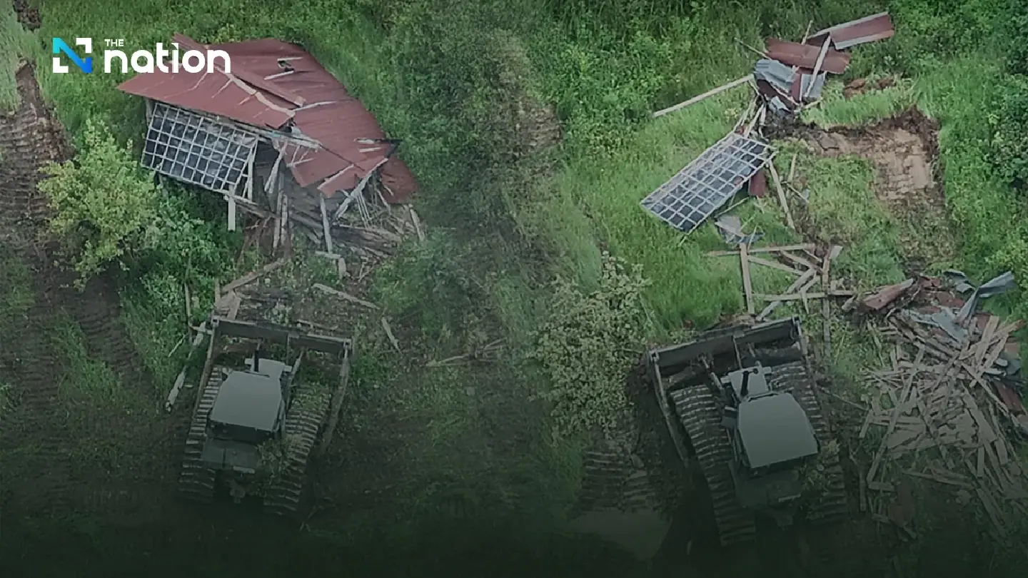 First Army Area clears Cambodian structures at Ban Nong Ya Kaew