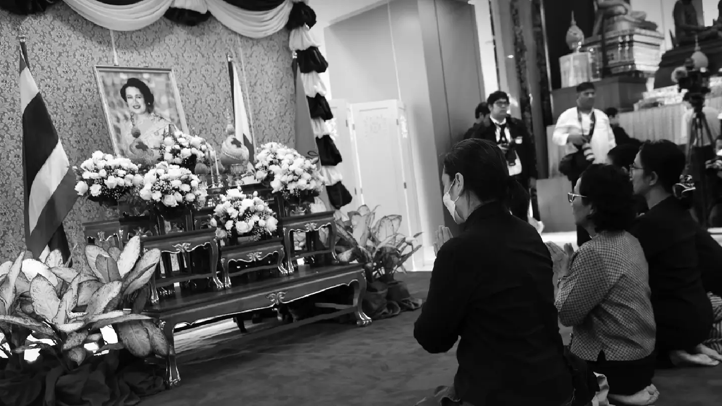 Thai public honours Her Majesty Queen Sirikit The Queen Mother at Chulalongkorn Hospital