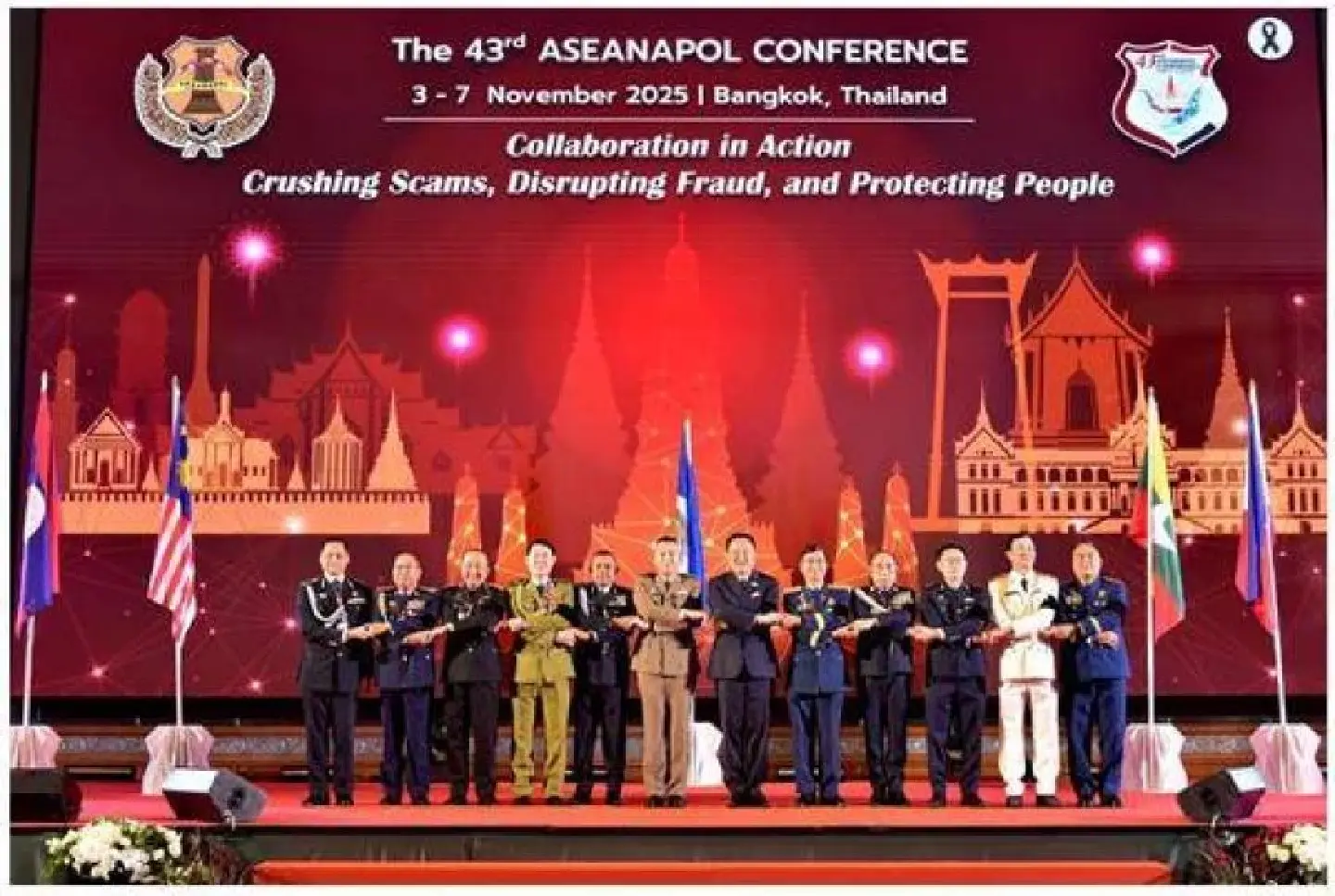 Myanmar Police delegation attends 43rd ASEANAPOL Conference in Bangkok