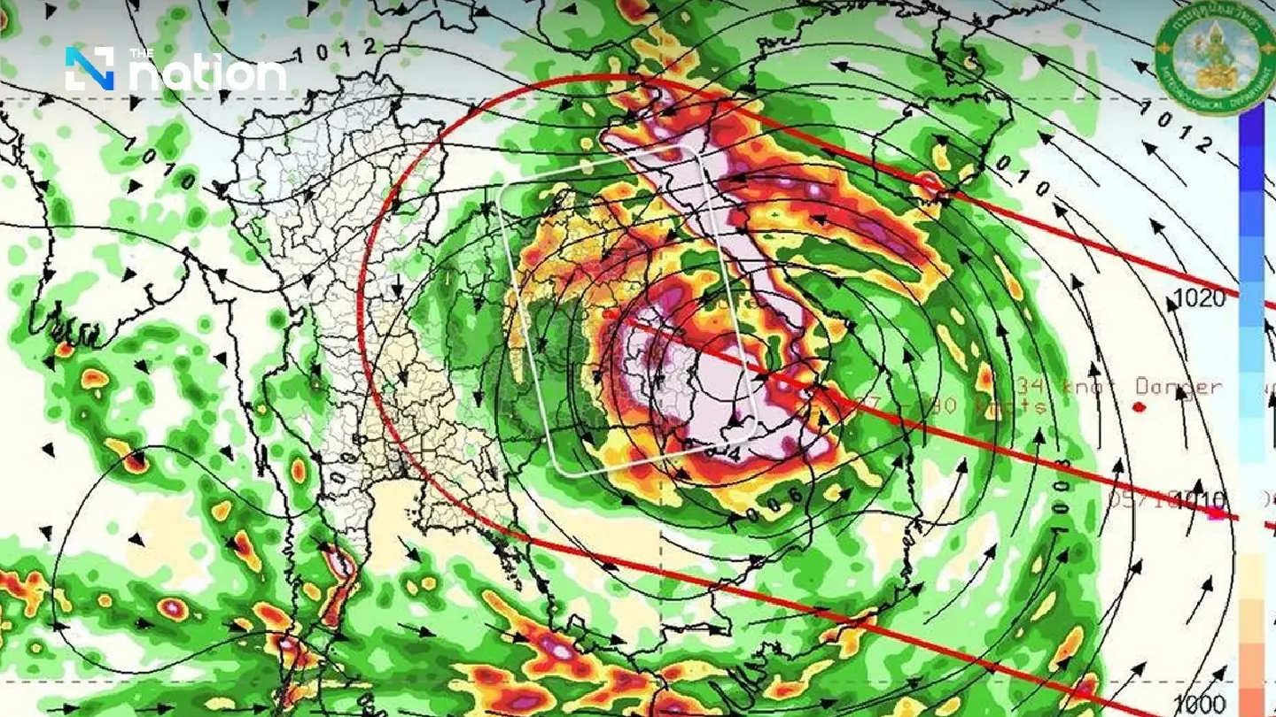 Thailand on high alert as Typhoon Kalmaegi approaches